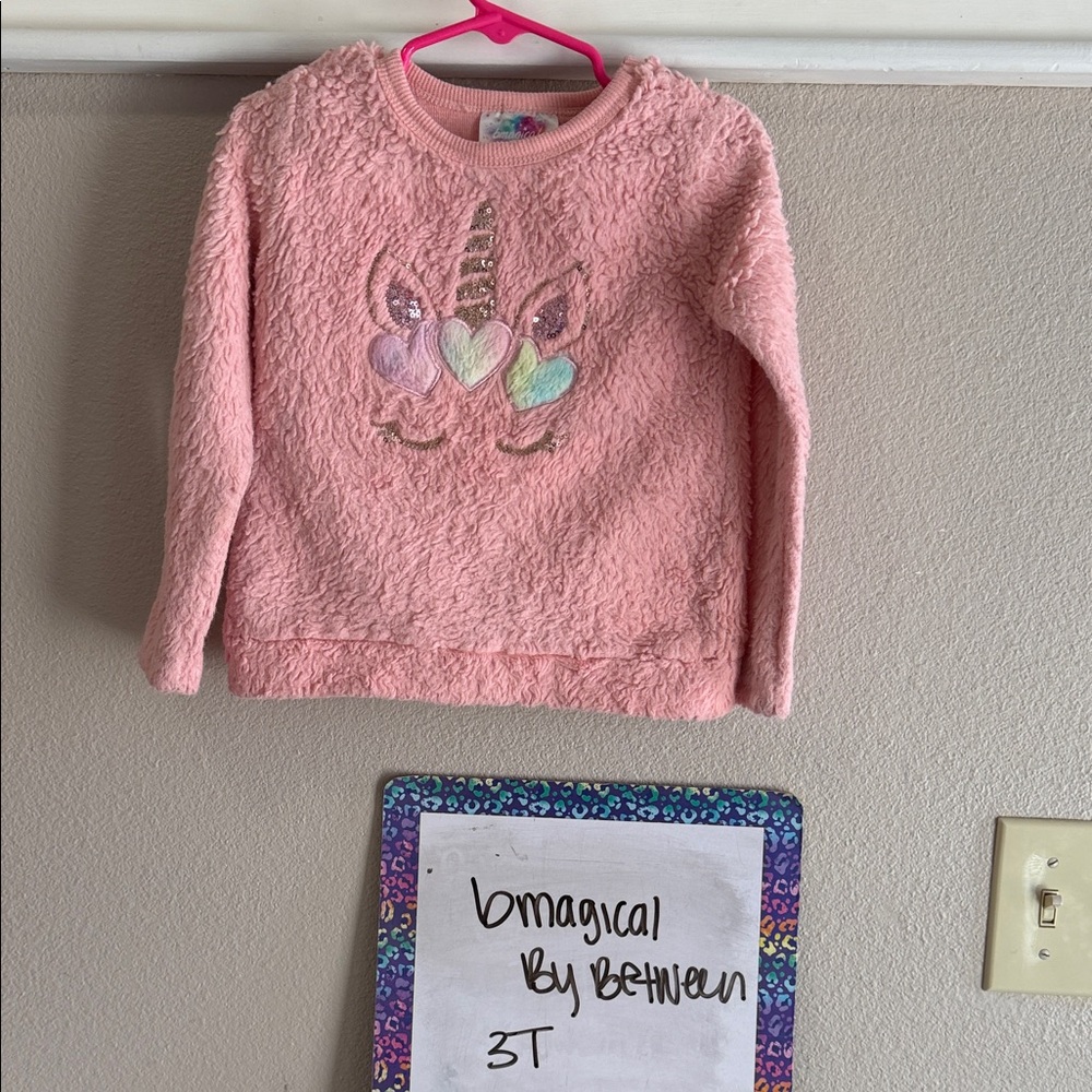 Magical By Between Pink Unicorn Sweater